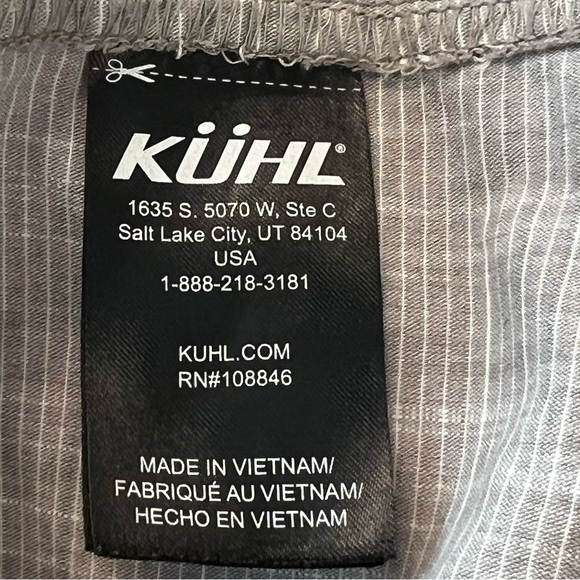 Kühl Men's Karib Stripe Storm Short Sleeve Button Down Large Shirt - Picture 6 of 7